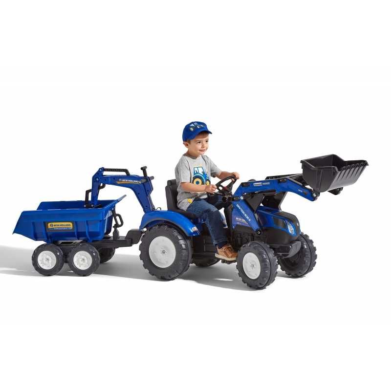 Traktor New Holland z Maxi Przyczepą i Łyżką od 3 lat