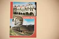 CHEŁMSKO ŚLĄSKIE - domy tkaczy - pocztówka 1985