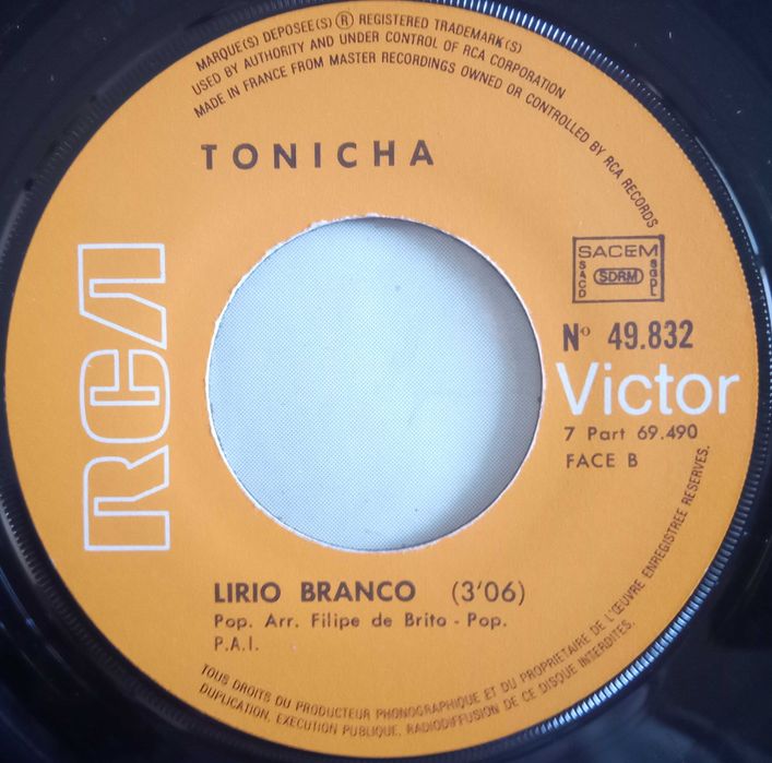 Tonicha	- - - - -	Resineiro	- - - - -	Single