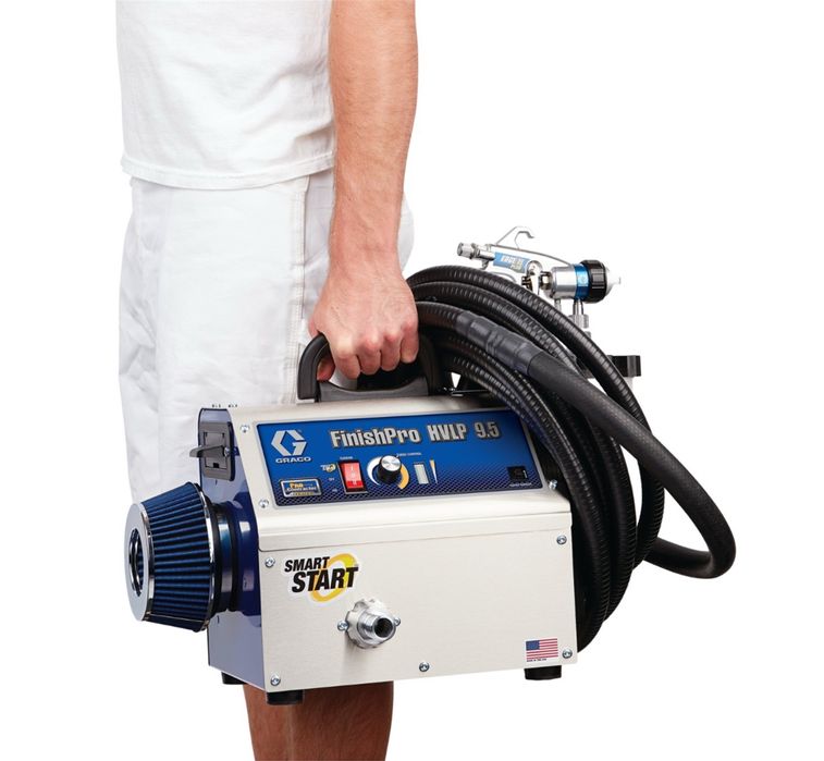 Pistolet Agregat Graco FinishPro HVLP 9.5 Wynajem Poznań