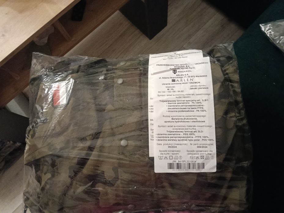 Ubranie ochronne mon