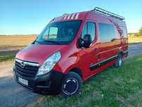 Opel Movano 7 osobowy, 7 osób, brygadówka, BEZ WKLADU ! 195 000 TYS.