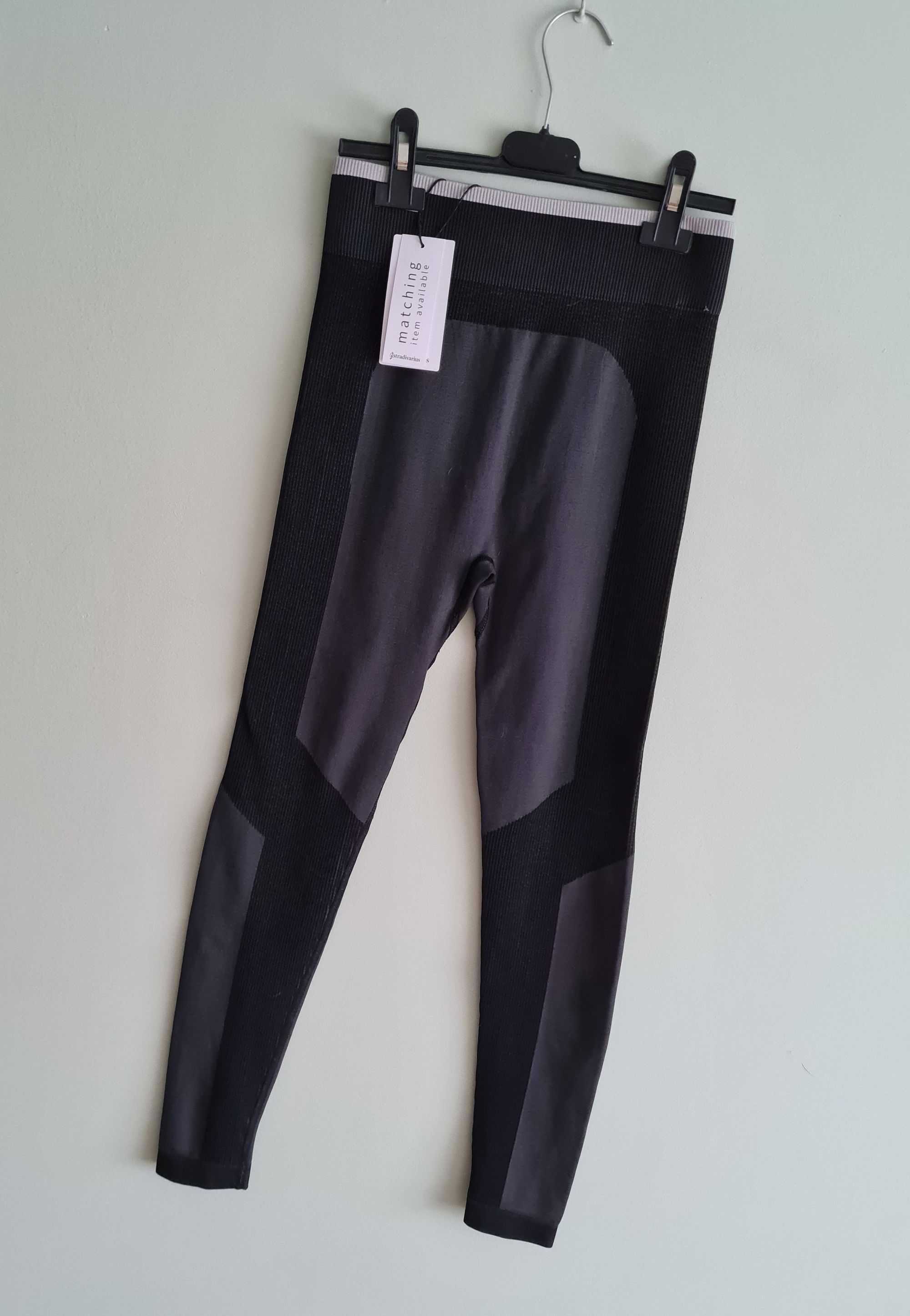 Modelujące legginsy sportowe Stradivarius S