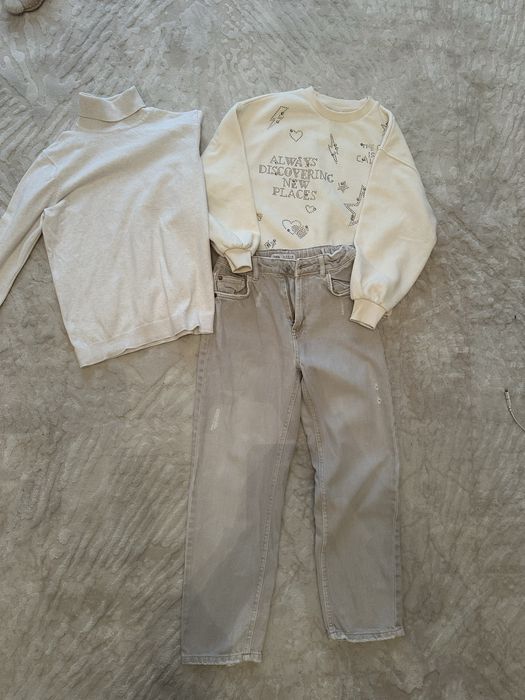 Джинси, кофта Zara