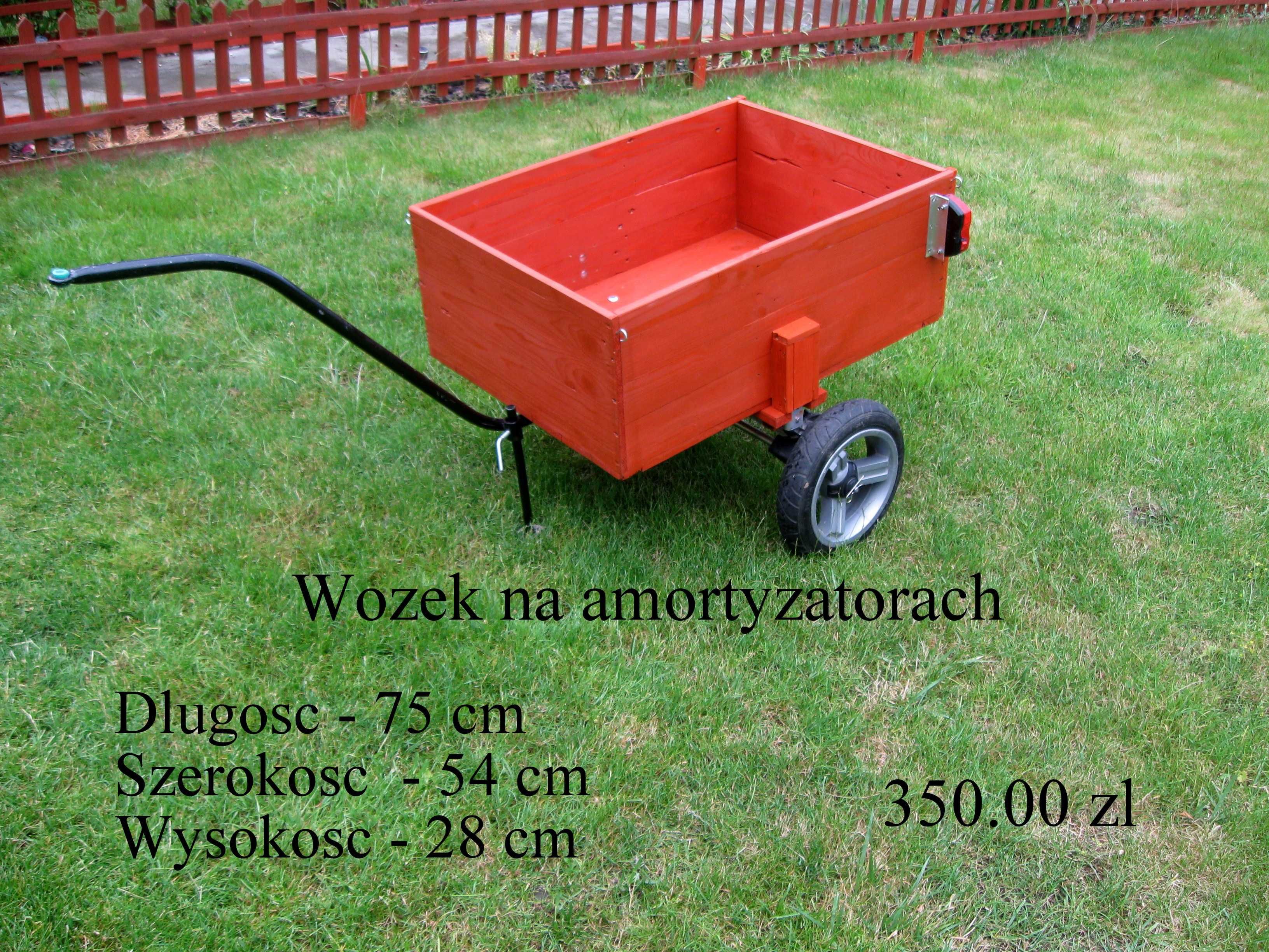 Wózek ogrodowy lub  do  roweru