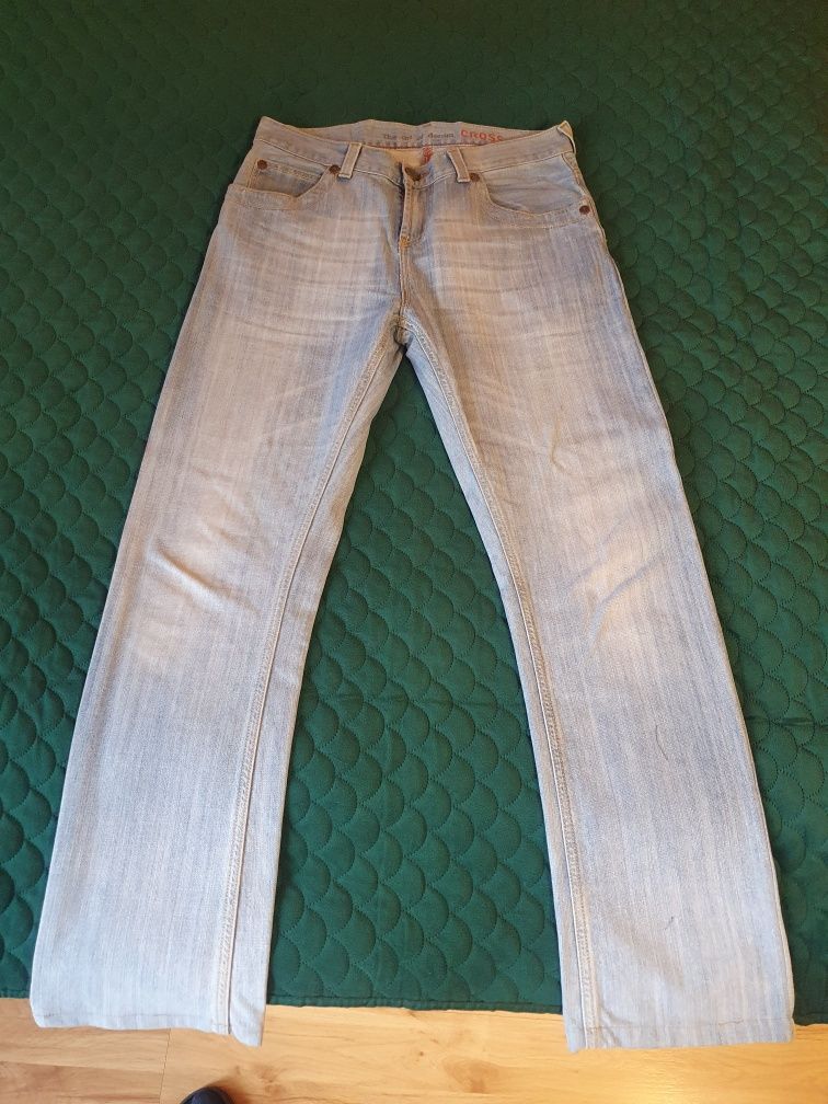 Spodnie jasne cross jeans rozmiar W32 L34