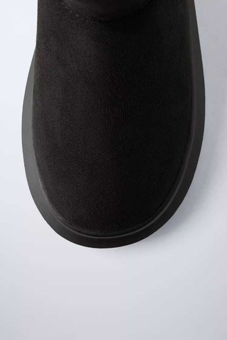 теплі зимові сапоги Zara ботинки на хутрі зара