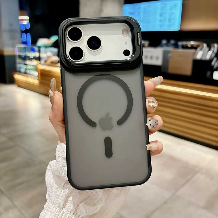 Capa IPhone 17 com suporte e magsafe - Portes envio grátis