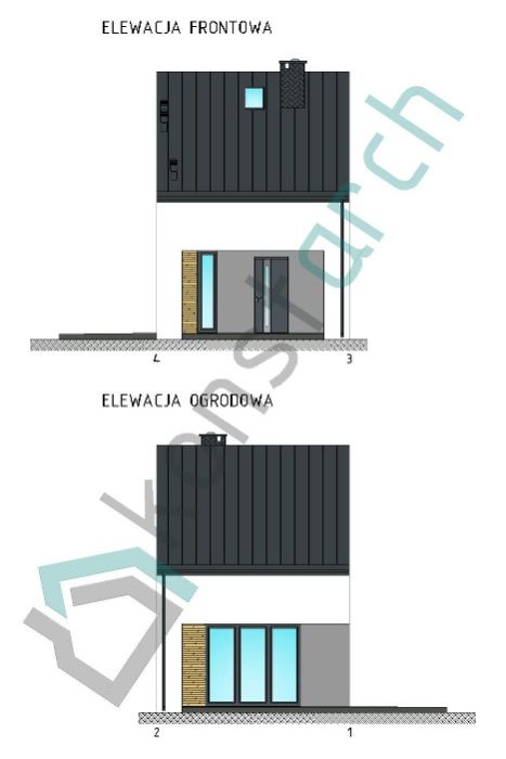 Projekt domu na zgłoszenie do 35 m2 (budynek letniskowy)