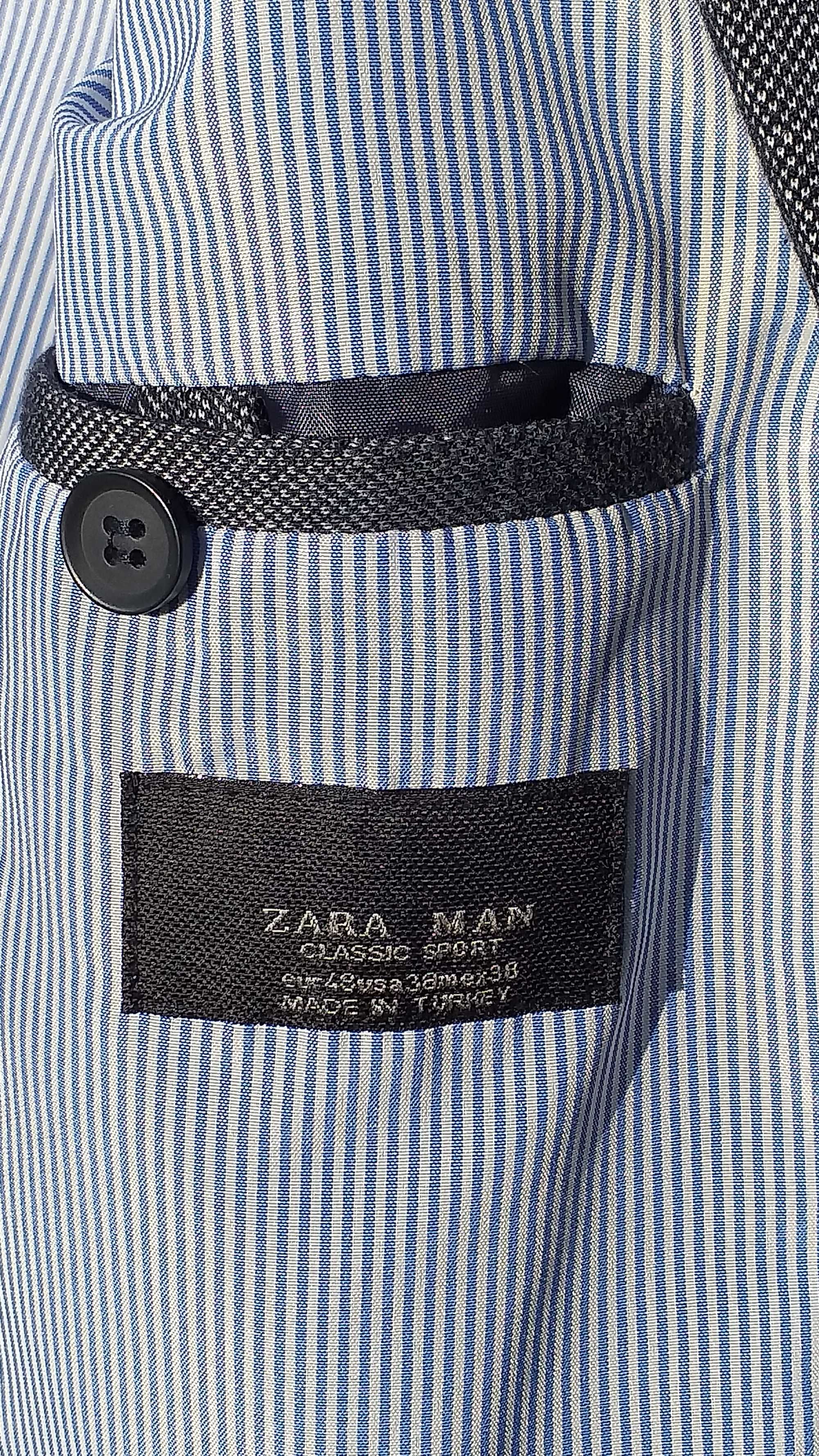 Marynarka męska ZARA MAN, semi-casual, rozm. M (eur 48)