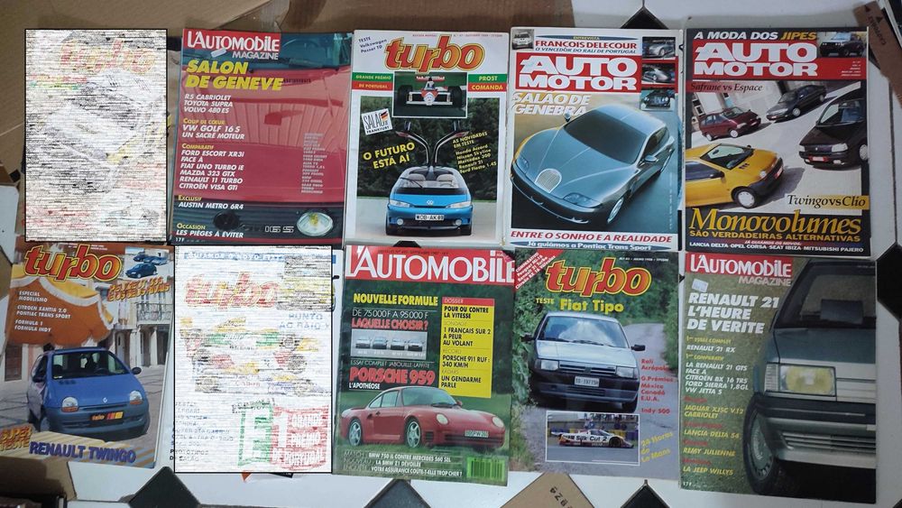 Lote 36 Revistas de Automóveis e Automobilismo