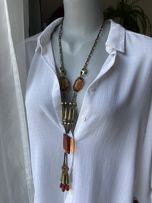 Naszyjnik długi bardzo efektowny