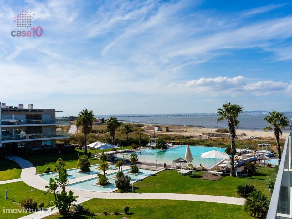 T3 com vista rio, para venda no Resort Praia do Sal, Alcochete