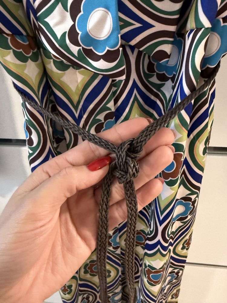 Kombinezon boho wzorzysty print viralowy