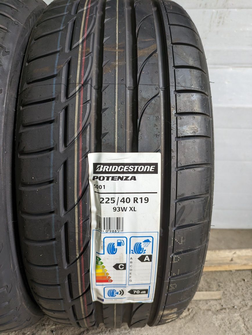 225/40R19 Bridgestone Potenza S001 NOWE LATO