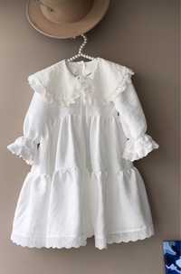 Платье на годик мама дочка фемели лук белое платье