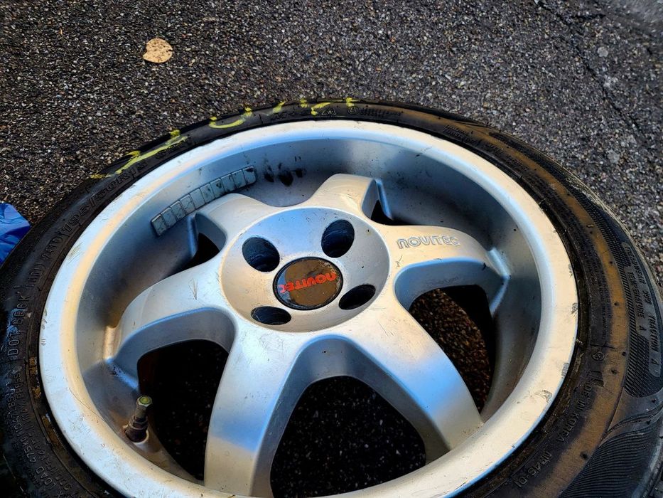 Felgi INTRA NOVITEC 15 cali 4x100 z iponami zima 195/50