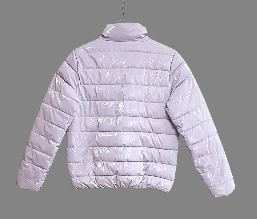 Kurtka zimowa liliowa puchowa pikowana Reserved 158cm