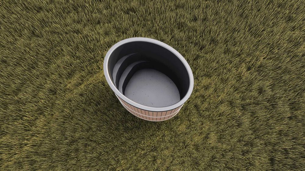 Бочка для холодної води. Купіль для бані, лазні. Холодна купіль