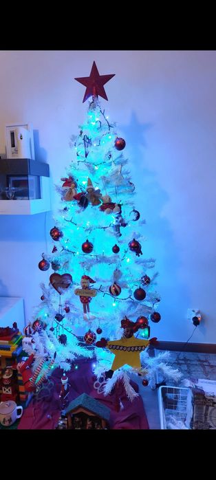 Arvore de Natal Branca 1,8 m