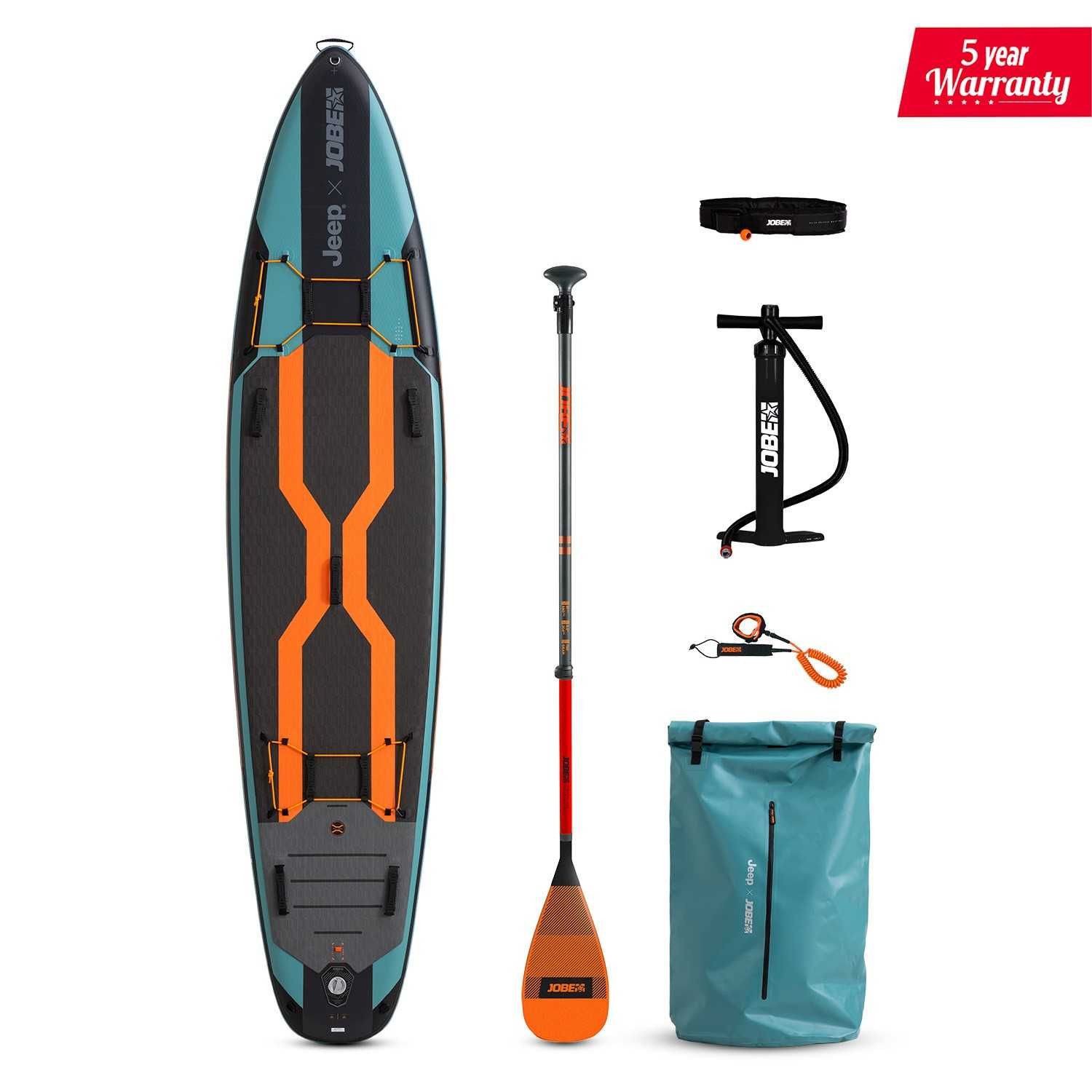Deska SUP Jobe Jeep do max 160kg zestaw z pompka plecak wiosło