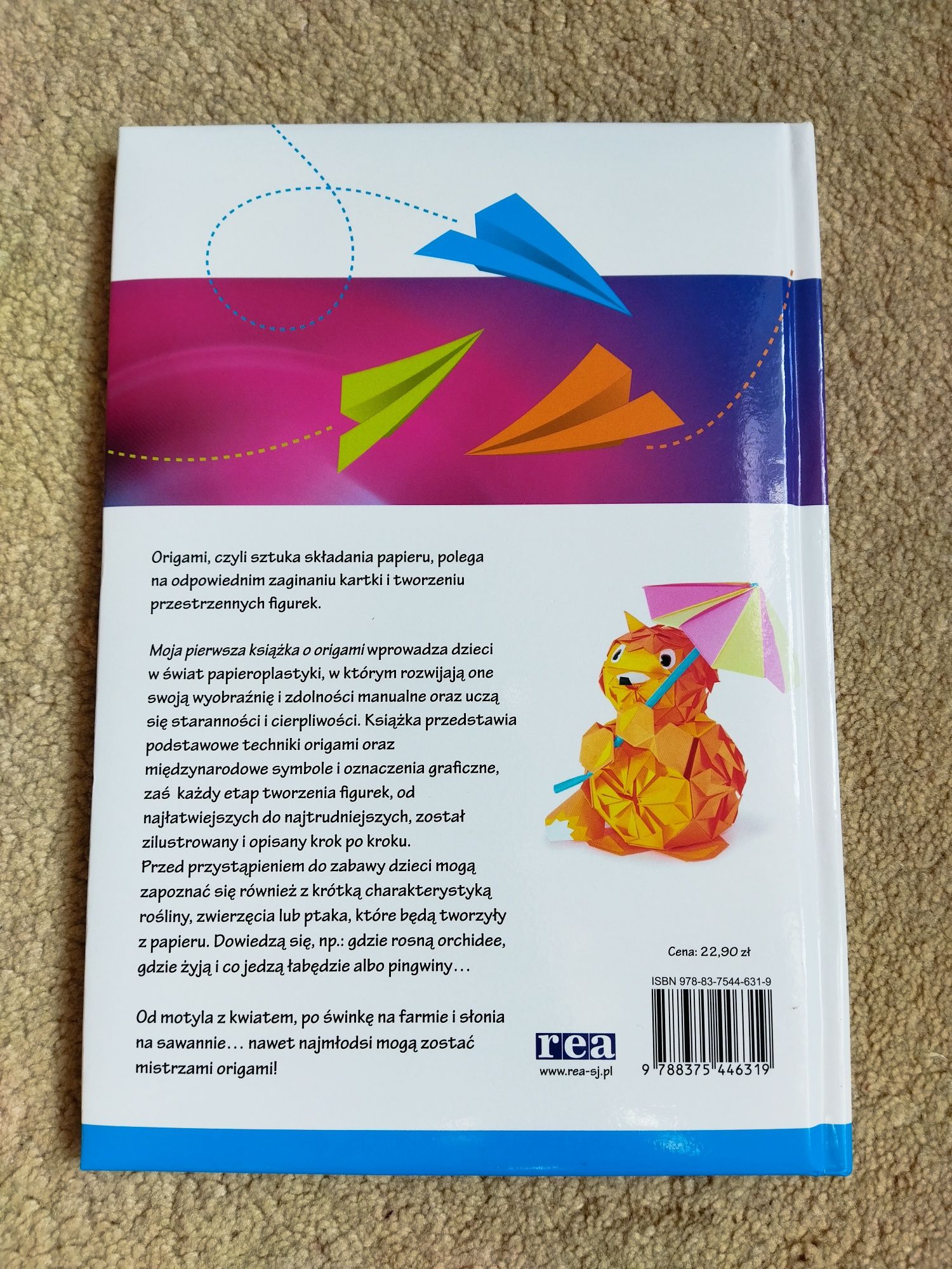 Origami książka dla dzieci