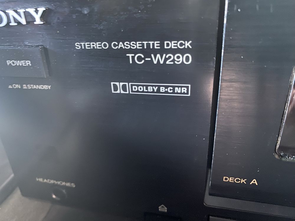 Magnetofon deck TC W290 Sony