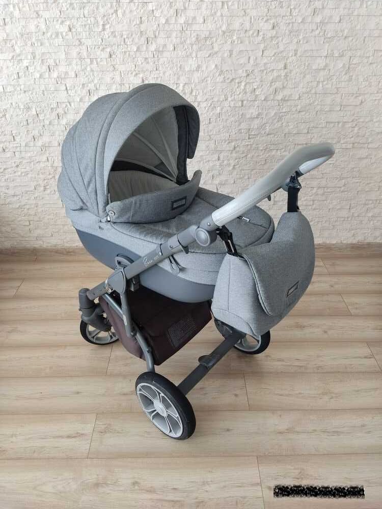 Wózek dziecięcy 2w1 ROAN Bass Soft + śpiworek + parasolka.