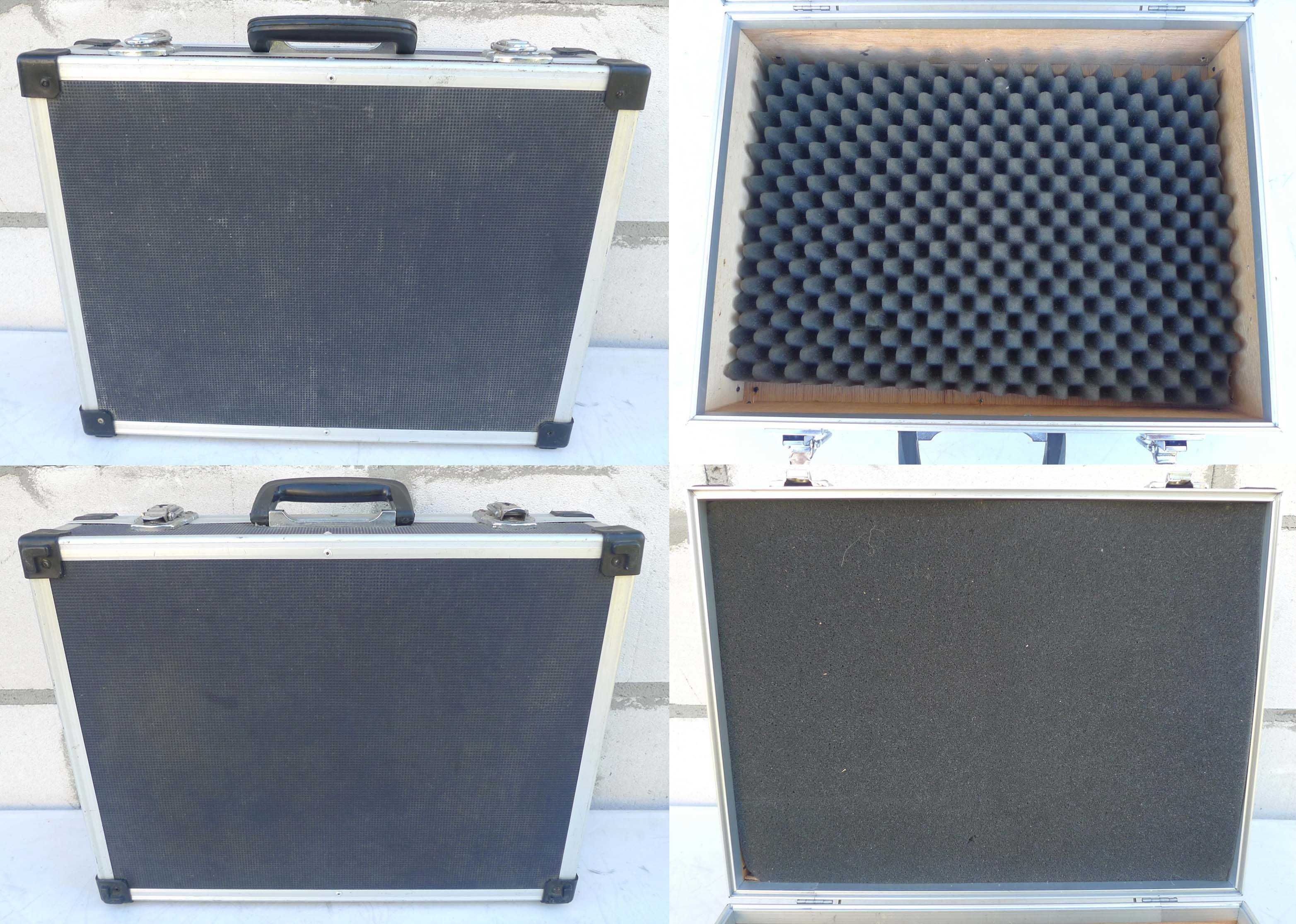 Walizka Etui Case 45,5x36x14cm Futerał  Organizer dwie pianki