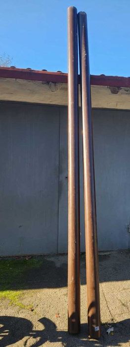 Труба водостічна пластикова 100 мм 3 м 130/100 коричнева