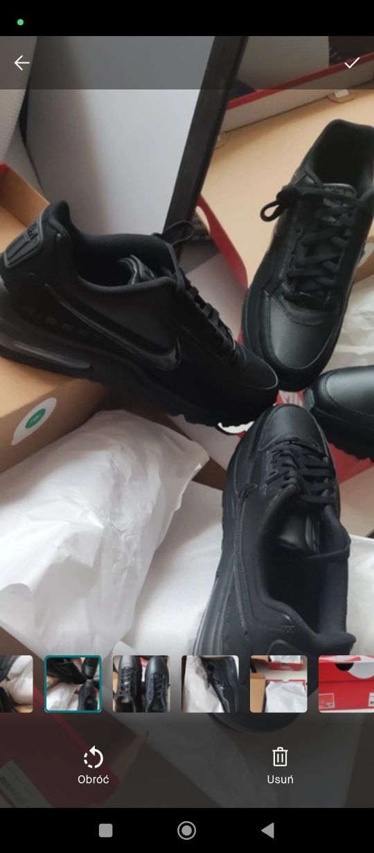 R. 45 Nowe Męskie Buty Nike Model Air Max LTD 3 Black