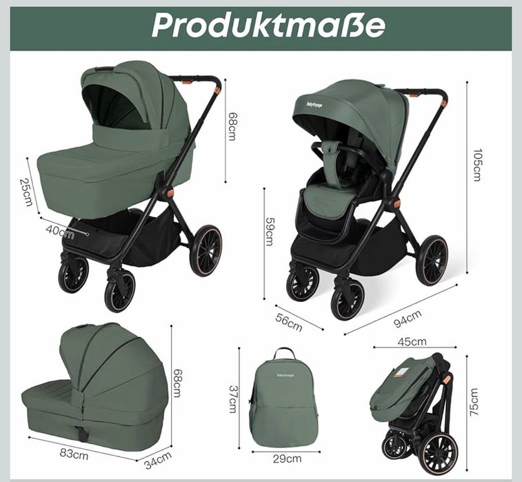 Wózek 2 w 1 BabyVoyage