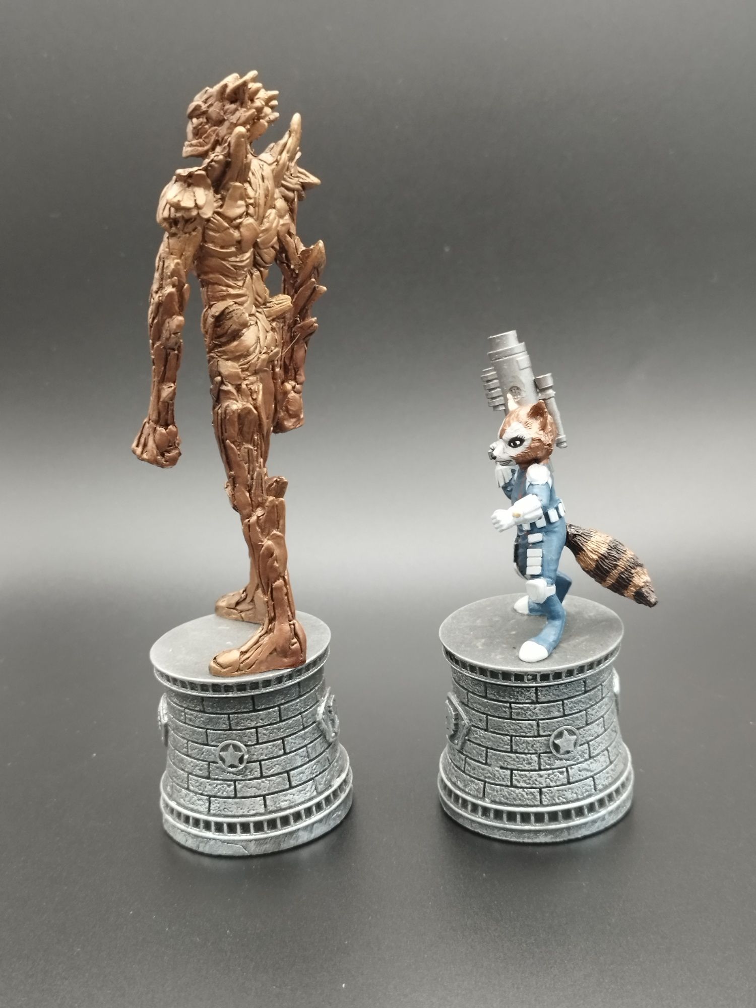 Zestaw 2 Figurek Marvel Groot i Rocket ok 13 cm