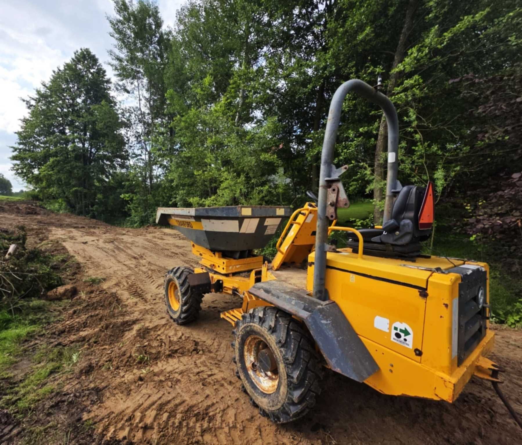 Wynajem maszyn budowlanych, usługi kompleksowe Dynów