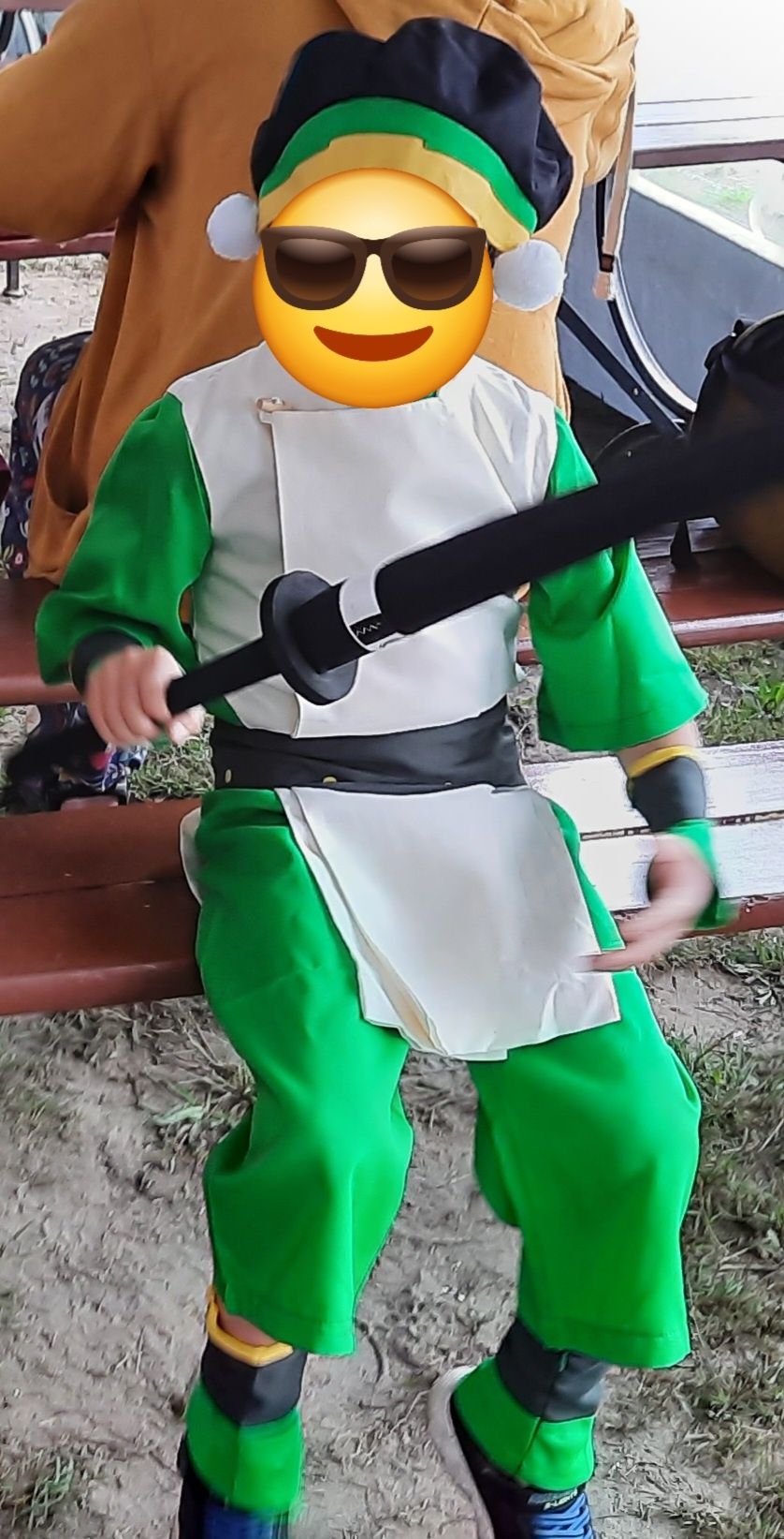 Toph Bei Fong Awatar strój kostium Mag ziemi Earth Bender