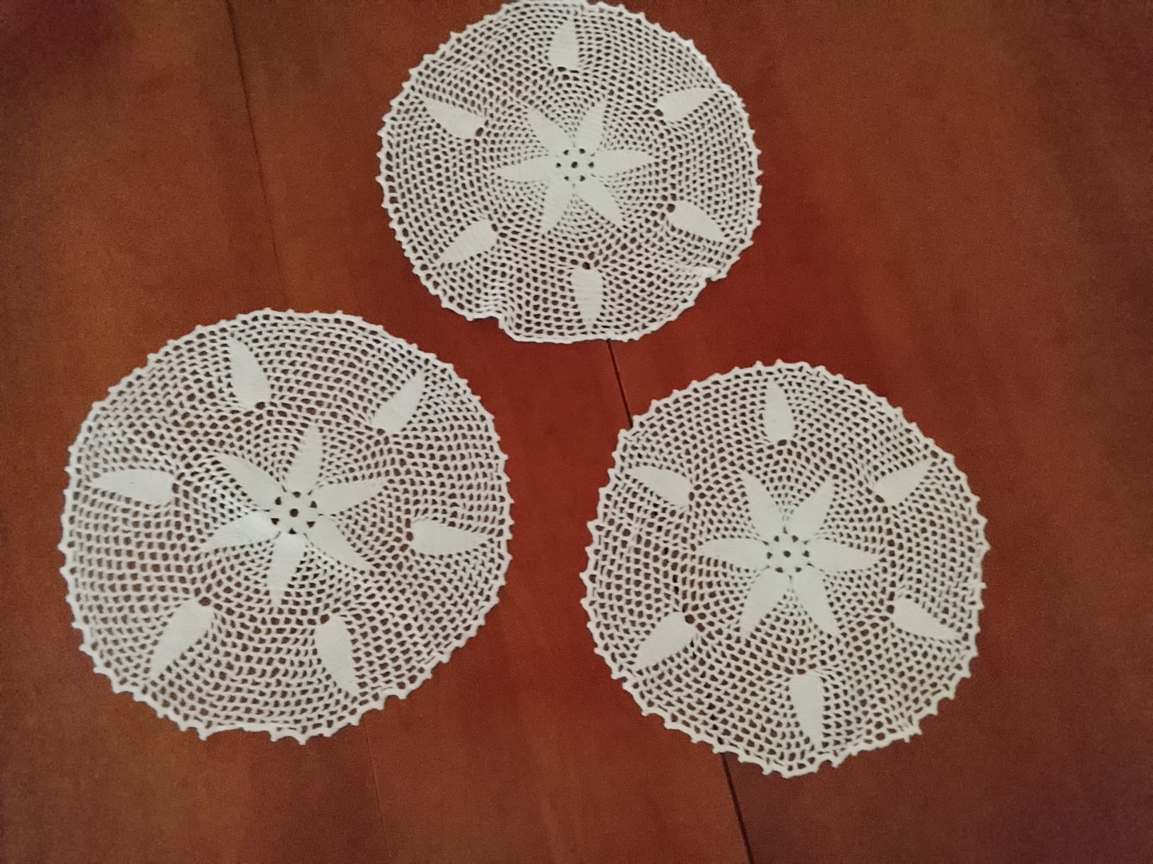Conjunto de três naperons