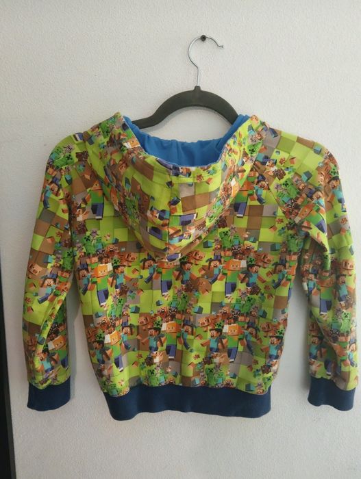 Zestaw bluza + bluzka Minecraft 128
