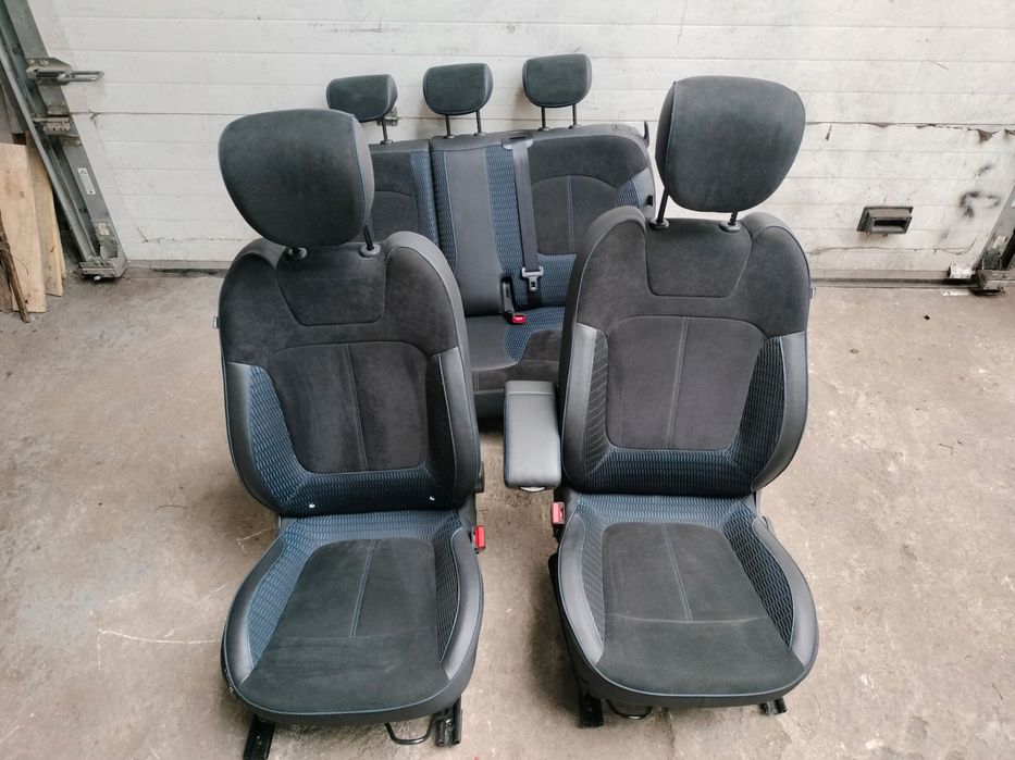 renault captur lift kanapa fotele skóra alcantara grzany przód 17-19