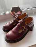 Dr Martens Mary Jane cherry red