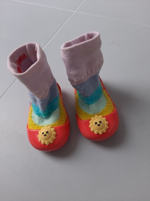 Mini Melissa buciki Skarpeto kapcie Alpha Play Sunny roz.18