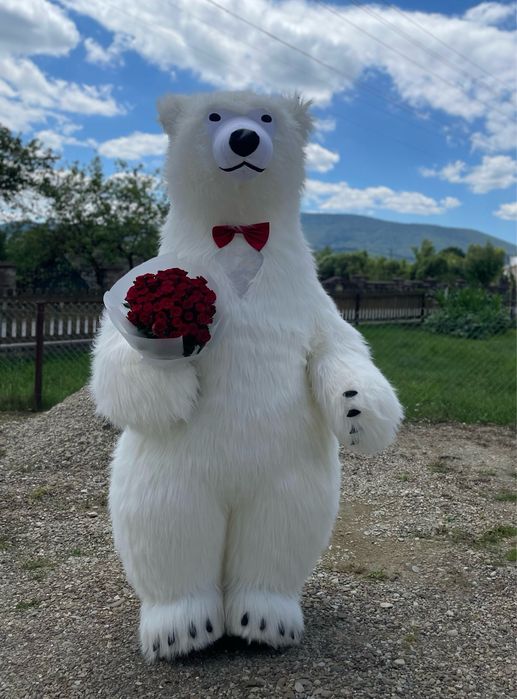 Білий ведмедик аніматор