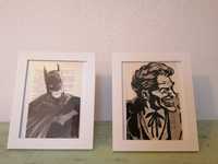 Par Molduras Batman and Joker