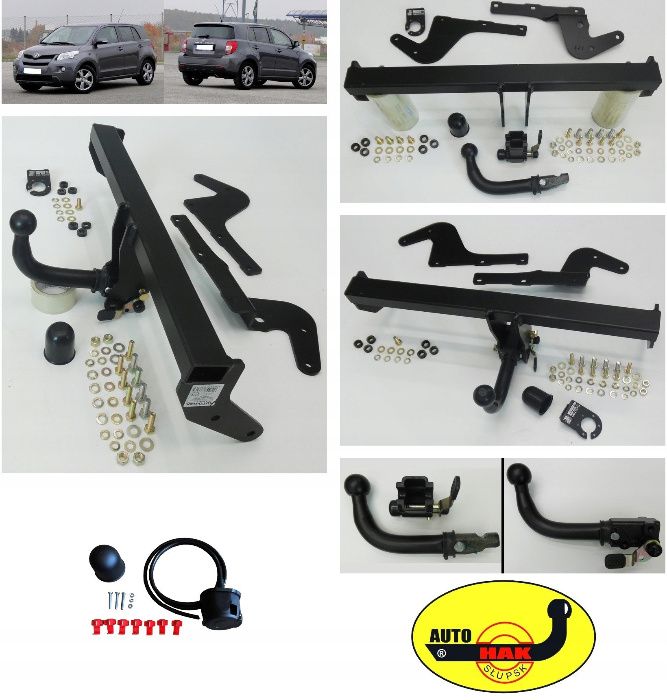 Słupsk Wypinany Hak Holowniczy+Wiązka Toyota Urban Cruiser 2WD od2009