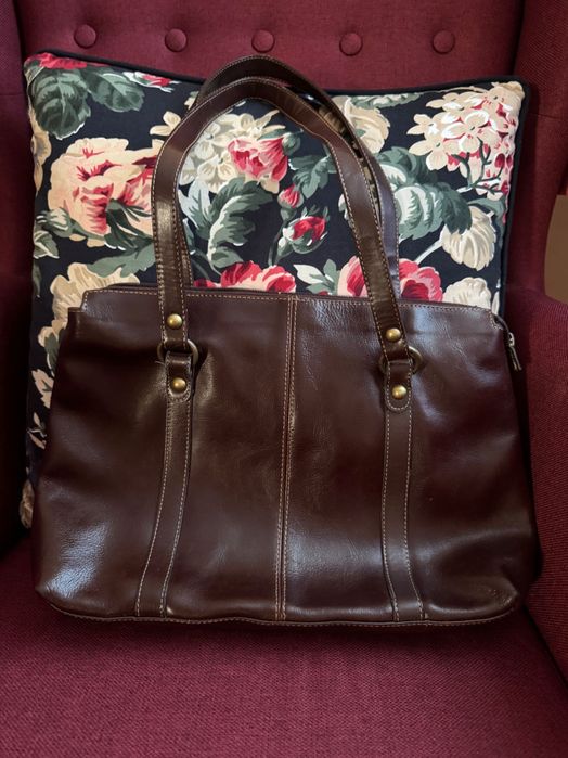 Skórzana torebka Marc Picard