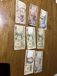 Kolekcja starych banknotow PRL