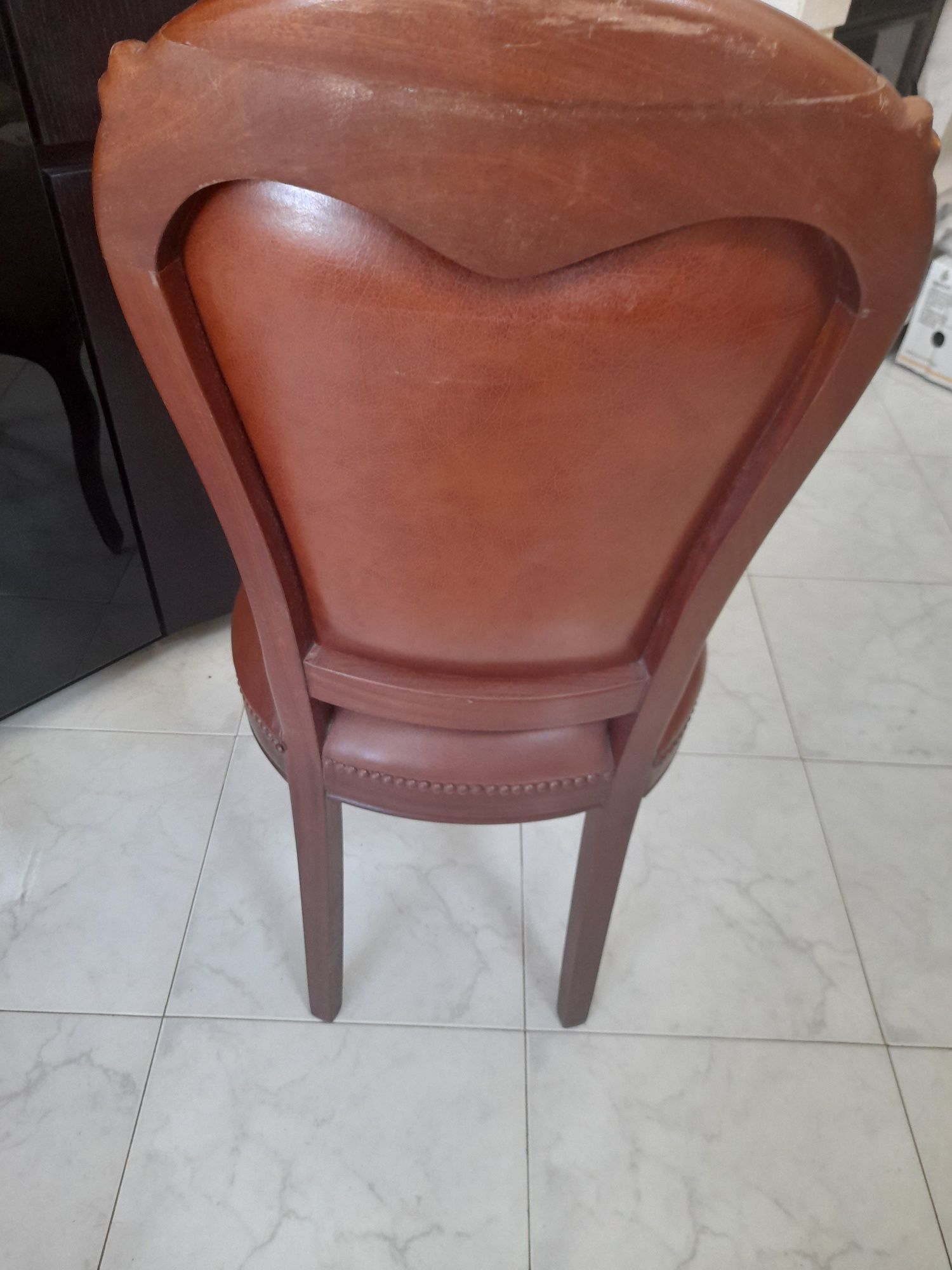 Cadeira  castanho