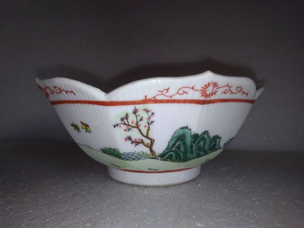 Antiga Taça Porcelana Chinesa