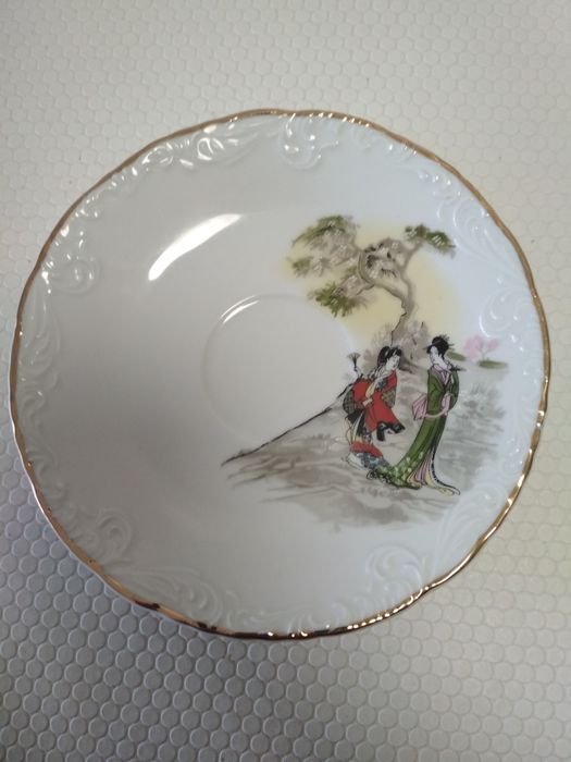 Prato decorativo porcelana SPAL