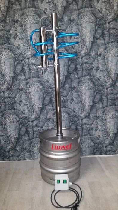 Destylator elektryczny refluks kolumna 120 cm zimne palce 95% mocy