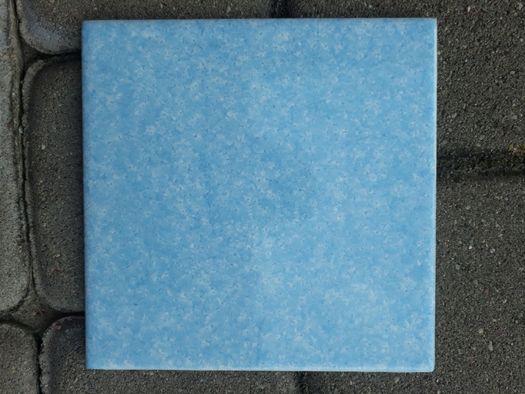 Glazura 15 x 15 błękitny marmurek.